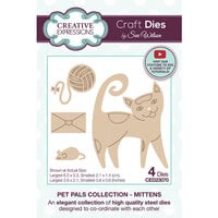 Creative Expressions - Pet Pals Collection - Craft Dies - Mittens
