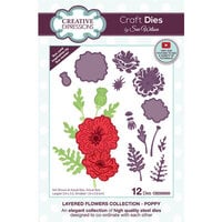 Creative Expressions - Layered Flowers Collection - Craft Dies - Poppy