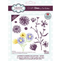 Creative Expressions - Layered Flowers Collection - Craft Dies - Aster