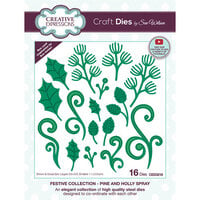 Creative Expressions - Christmas - Craft Dies - Pine And Holly Spray