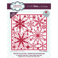 Creative Expressions - Festive Collection - Christmas - Craft Dies - Snowflake Background