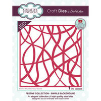 Creative Expressions - Festive Collection - Christmas - Craft Dies - Swirls Background