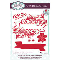 Creative Expressions - Festive Collection - Christmas - Craft Dies - Poinsettia Banner
