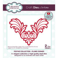 Creative Expressions - Festive Collection - Christmas - Craft Dies - Plume Corner