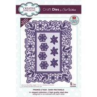 Creative Expressions - Craft Dies - Frames and Tags - Daisy Rectangle