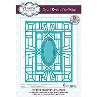 Creative Expressions - Art Deco Collection - Craft Dies - Oval Frame