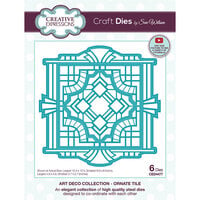 Creative Expressions - Art Deco Collection - Craft Dies - Ornate Tile