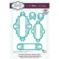 Creative Expressions - Art Deco Collection - Craft Dies - Ornate Labels