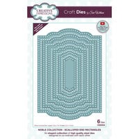 Creative Expressions - Craft Dies - Noble Scalloped End Rectangles