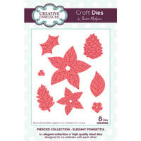 Creative Expressions - Pierced Collection - Christmas - Craft Dies - Elegant Poinsettia