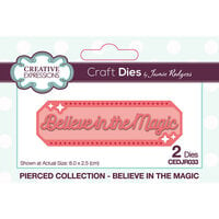 Creative Expressions - Pierced Collection - Christmas - Craft Dies - Believe In The Magic