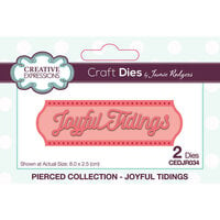 Creative Expressions - Pierced Collection - Christmas - Craft Dies - Joyful Tidings