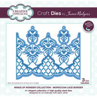Creative Expressions - Wings Of Wonder Collection - Craft Dies - Moroccan Lace Border