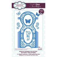 Creative Expressions - Wings Of Wonder Collection - Craft Dies - Butterfly Trellis Panel