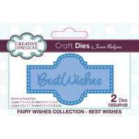 Creative Expressions - Fairy Wishes Collection - Craft Dies - Best Wishes