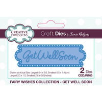 Creative Expressions - Fairy Wishes Collection - Craft Dies - Get Well Soon