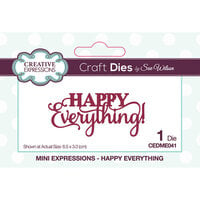 Creative Expressions - Craft Dies - Mini Expressions - Happy Everything