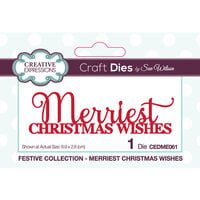 Creative Expressions - Craft Dies - Mini Expressions - Merriest Christmas Wishes