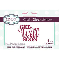 Creative Expressions - Craft Dies - Mini Expressions - Get Well Soon