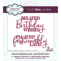 Creative Expressions - Craft Dies - Mini Expressions - Belated Birthday