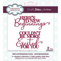 Creative Expressions - Craft Dies - Mini Expressions - New Beginnings