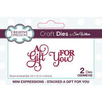 Creative Expressions - Craft Dies - Mini Expressions - A Gift For You