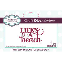 Creative Expressions - Craft Dies - Mini Expressions - Life's A Beach