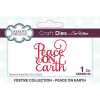 Creative Expressions - Festive Collection - Christmas - Craft Dies - Peace On Earth