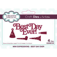 Creative Expressions - Craft Dies - Mini Expressions - Best Day Ever