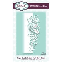 Creative Expressions - Paper Cuts Collection - Craft Dies - Holly Berry Edger