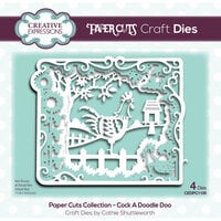 Creative Expressions - Paper Cuts Collection - Craft Dies - Cock A Doodle Doo