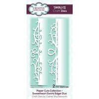 Creative Expressions - Paper Cuts Collection - Craft Dies - Sweetheart Swirls Duo