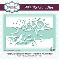 Creative Expressions - Paper Cuts Collection - Christmas - Craft Dies - Mistletoe Tweetmas Double Edger