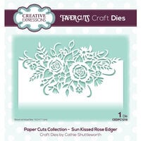 Creative Expressions - Paper Cuts Collection - Craft Dies - Sun Kissed Rose Edger