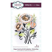 Creative Expressions - Paper Cuts Collection - Craft Dies - Cut And Lift - Zinnia Zing