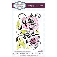 Creative Expressions - Paper Cuts Collection - Craft Dies - Cut And Lift - Passionate Peonies