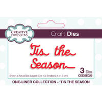 Creative Expressions - One Liner Collection - Christmas - Craft Dies - 'Tis The Season