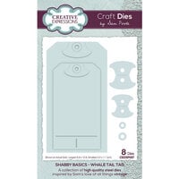 Creative Expressions - Craft Dies - Shabby Basics - Whale Tail Tag
