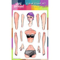 Creative Expressions - Clear Photopolymer Stamps - Paper Doll