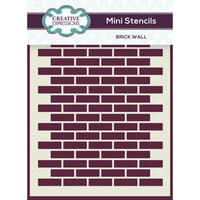 Creative Expressions - Mini Stencils - 4 x 3 - Brick Wall