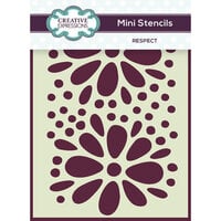 Creative Expressions - Mini Stencils - 4 x 3 - Respect