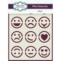 Creative Expressions - Mini Stencils - 4 x 3 - Smile