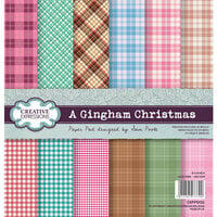Creative Expressions - 8 x 8 Paper Pad - A Gingham Christmas