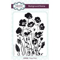Creative Expressions - Pre-Cut Rubber Stamps - Poppy Patch