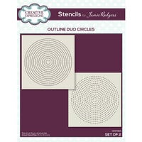 Creative Expressions - Stencils - Outline Duo - Circles