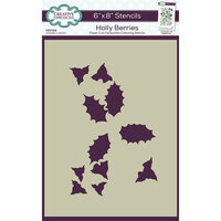 Creative Expressions - Christmas - Stencils - Companion Colouring - Holly Berries