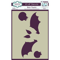 Creative Expressions - Halloween - Stencils - Companion Colouring - Bat-tastic