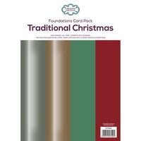 Creative Expressions - A4 Foundations Card Pack - Traditional Christmas