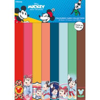 Creative World Of Crafts - A4 Colour Card Pack - Mickey and Minnie