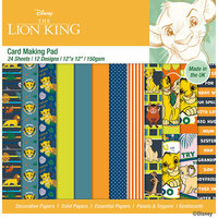 Creative World of Crafts - 12 x 12 Card Making Pad - The Lion King